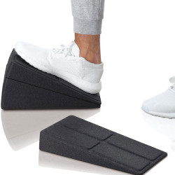 Cuñas para estirar los músculos de la pantorrilla después de un ictus - para el pie caído.