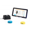 FitMi - Rehabilitation nach einem Schlaganfall. Set: FitMi Therapiescheiben, Ladegerät und Tablet.