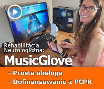 MusicGlove -  - zestaw do rehabilitacji udaru mózgu